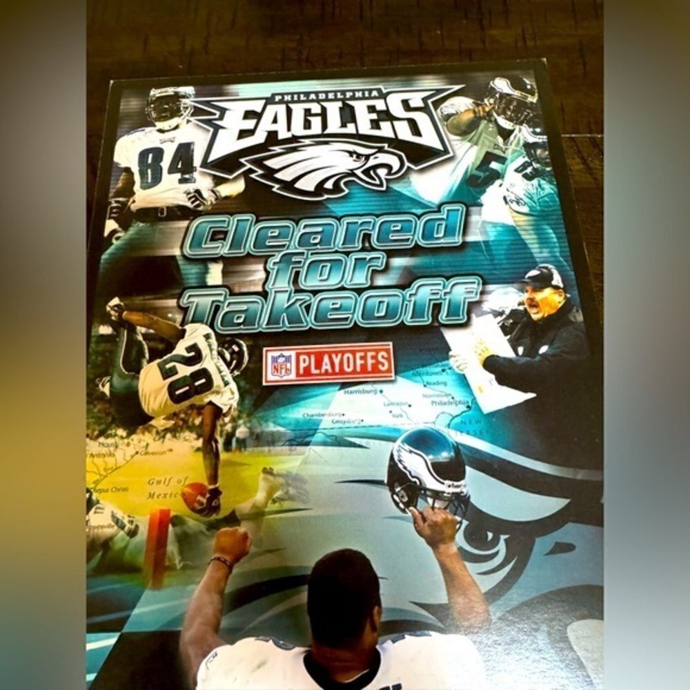 Philadelphia Eagles 2004 Playoffs Poster - Philadelphia Inquirer - GO! Eagles